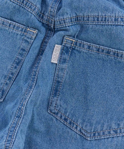 Ocean&Ground（オーシャン&グラウンド）の「ﾘﾒｲｸﾃﾞﾆﾑﾊﾟﾝﾂ（デニムパンツ・キッズ・ケミカルウォッシュ/ダークインディゴブルー/ブラック・120/110/100/90/140/130）」の14枚目の写真