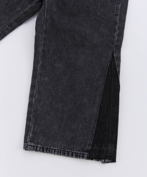 Ocean&Ground（オーシャン&グラウンド）の「ﾘﾒｲｸﾃﾞﾆﾑﾊﾟﾝﾂ（デニムパンツ・キッズ・ケミカルウォッシュ/ダークインディゴブルー/ブラック・120/110/100/90/140/130）」の16枚目の写真