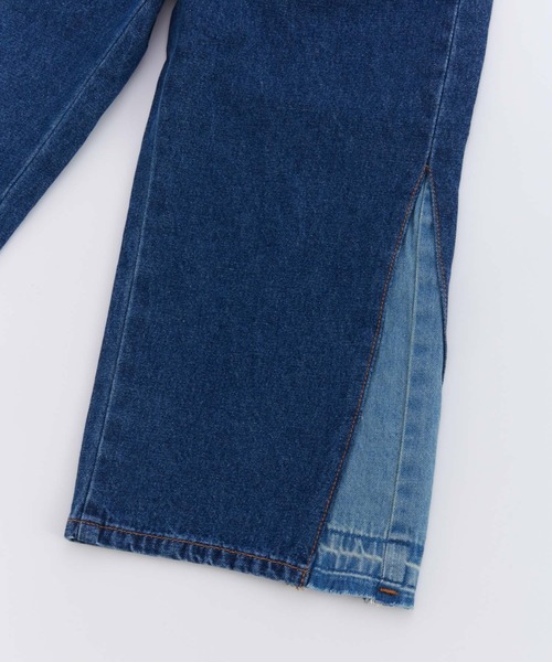 Ocean&Ground（オーシャン&グラウンド）の「ﾘﾒｲｸﾃﾞﾆﾑﾊﾟﾝﾂ（デニムパンツ・キッズ・ケミカルウォッシュ/ダークインディゴブルー/ブラック・120/110/100/90/140/130）」の17枚目の写真