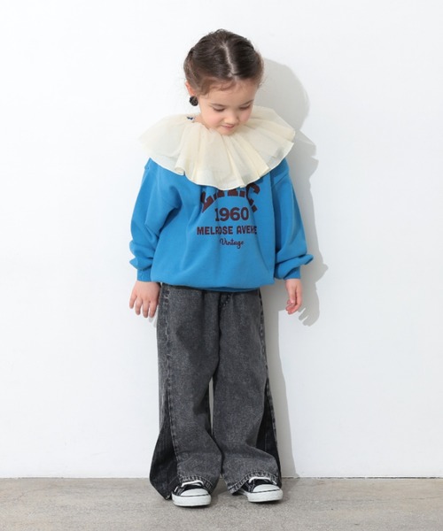 Ocean&Ground（オーシャン&グラウンド）の「ﾘﾒｲｸﾃﾞﾆﾑﾊﾟﾝﾂ（デニムパンツ・キッズ・ケミカルウォッシュ/ダークインディゴブルー/ブラック・120/110/100/90/140/130）」の7枚目の写真