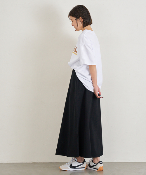 U by SPICK&SPAN（ユーバイスピックアンドスパン）の「《WEB限定/追加》カットフレアスカート（スカート・レディース・ブラウン/ブラック・36/38）」の12枚目の写真