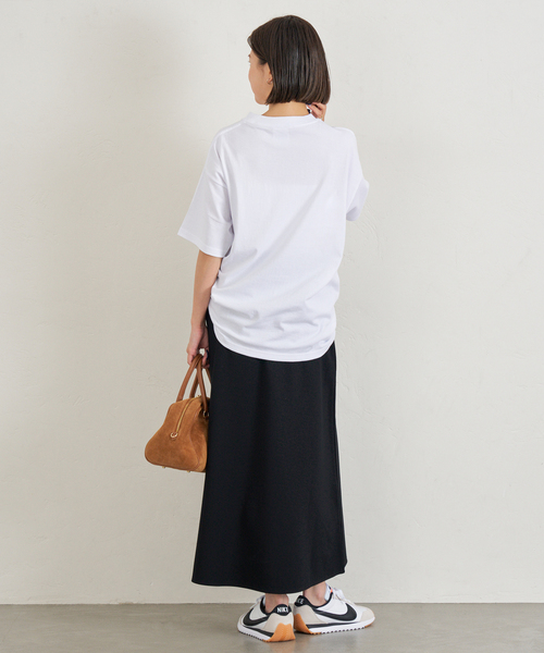 U by SPICK&SPAN（ユーバイスピックアンドスパン）の「《WEB限定/追加》カットフレアスカート（スカート・レディース・ブラウン/ブラック・36/38）」の13枚目の写真