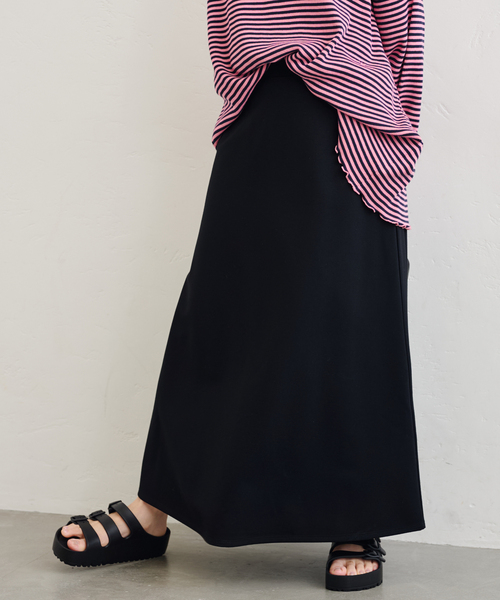 U by SPICK&SPAN（ユーバイスピックアンドスパン）の「《WEB限定/追加》カットフレアスカート（スカート・レディース・ブラウン/ブラック・36/38）」の20枚目の写真