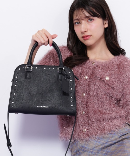 JILL by JILL STUART（ジルバイジルスチュアート）の「◇ビジュースタッズトートバッグ（トートバッグ・レディース・ホワイト/ブラック・FREE）」の12枚目の写真