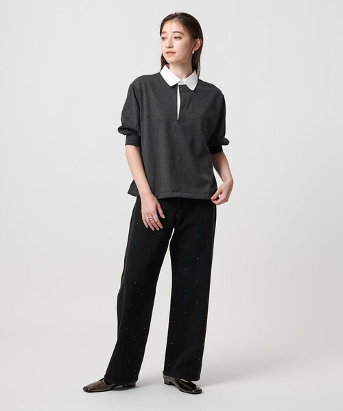 ユナイテッドアローズ UNITED ARROWS 黒 バルーンスリーブ ユナイテッドアローズ UNITED ARROWS 黒 バルーンスリーブ