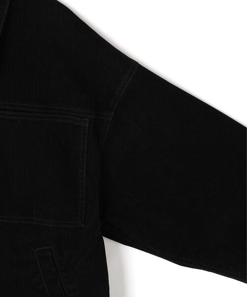 DANKE SCHON(ダンケシェーン)の「DankeSchon/ダンケシェーン/FLOCKY DENIM SHORT JACKET(デニムジャケット・メンズ・ブラック/ブラウン・M/L)」の21枚目の写真