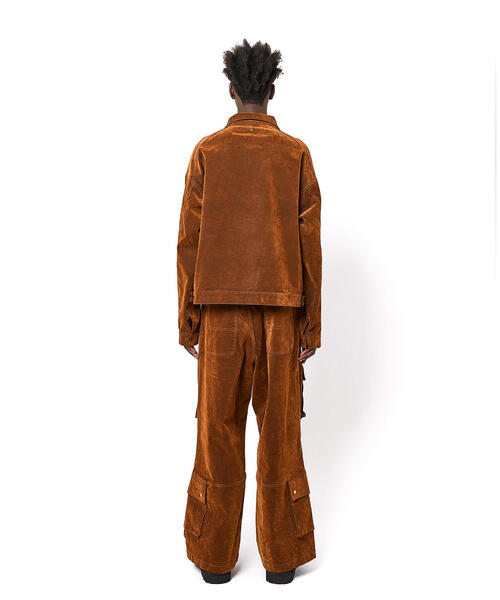 DANKE SCHON（ダンケシェーン）の「DankeSchon/ダンケシェーン/FLOCKY DENIM SHORT JACKET（デニムジャケット・メンズ・ブラック/ブラウン・M/L）」の21枚目の写真