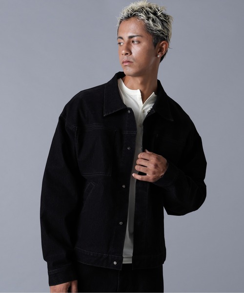 DankeSchon/ダンケシェーン/FLOCKY DENIM SHORT JACKET（デニム