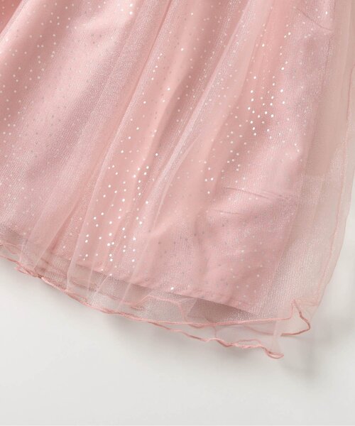 apres les cours(アプレレクール)の「お花モチーフラメチュールワンピース_アプレレクールマシェリ(ワンピース・キッズ・ピンク/ワインレッド・80/90/100/110/130/120)」の3枚目の写真
