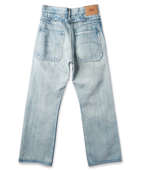 amok（アモク）の「VINTAGE DENIM PANTS（デニムパンツ・メンズ・ライトインディゴブルー/インディゴブルー・L/M/S）」の3枚目の写真