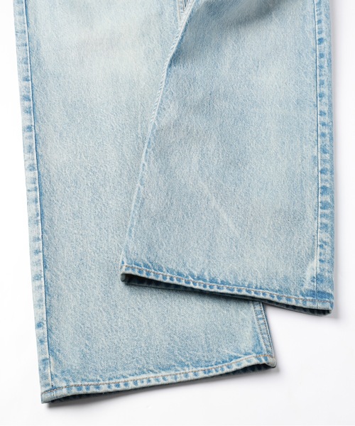 amok（アモク）の「VINTAGE DENIM PANTS（デニムパンツ・メンズ・ライトインディゴブルー/インディゴブルー・L/M/S）」の7枚目の写真