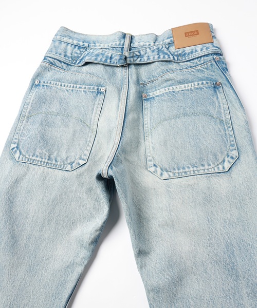 amok（アモク）の「VINTAGE DENIM PANTS（デニムパンツ・メンズ・ライトインディゴブルー/インディゴブルー・L/M/S）」の8枚目の写真