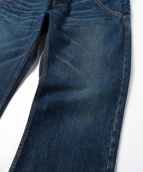 amok（アモク）の「VINTAGE DENIM PANTS（デニムパンツ・メンズ・ライトインディゴブルー/インディゴブルー・L/M/S）」の11枚目の写真