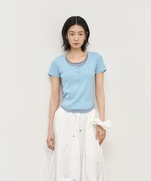 GENERAL IDEA | GENERAL IDEA/ジェネラルアイディア stripe layered pullover レイヤード 半袖トップス(Tシャツ/カットソー)