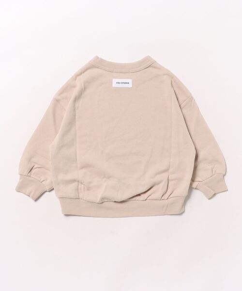 FOV(フォブ)の「FOV/フォブ MERCI ビッグトレーナー(スウェット・キッズ・ホワイト系その他2/ブラック/グレイッシュベージュ・XL/L/M/S)」の10枚目の写真