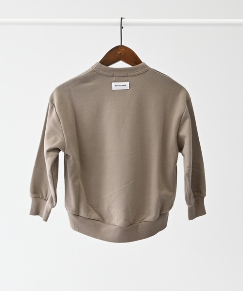 FOV(フォブ)の「FOV/フォブ MERCI ビッグトレーナー(スウェット・キッズ・ホワイト系その他2/ブラック/グレイッシュベージュ・XL/L/M/S)」の7枚目の写真