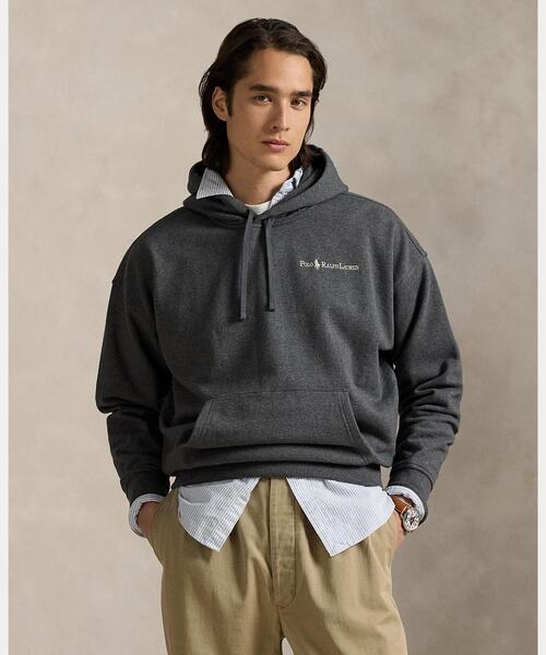 リラックスド フィット ロゴ フリース フーディ(パーカー リラックスド フィット ロゴ フリース フーディ(パーカー