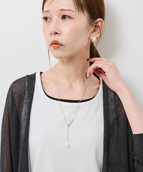 ROPE' PICNIC（ロペピクニック）の「バロックパールトップＹ字ネックレス（ネックレス・レディース・ゴールド/シルバー・FREE）」の12枚目の写真