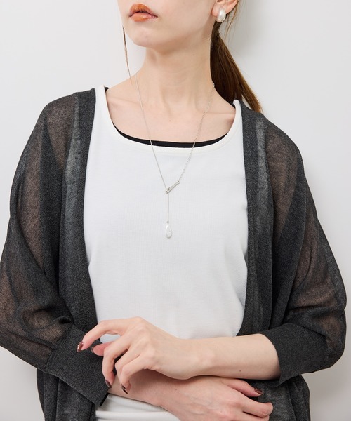 ROPE' PICNIC（ロペピクニック）の「バロックパールトップＹ字ネックレス（ネックレス・レディース・ゴールド/シルバー・FREE）」の11枚目の写真