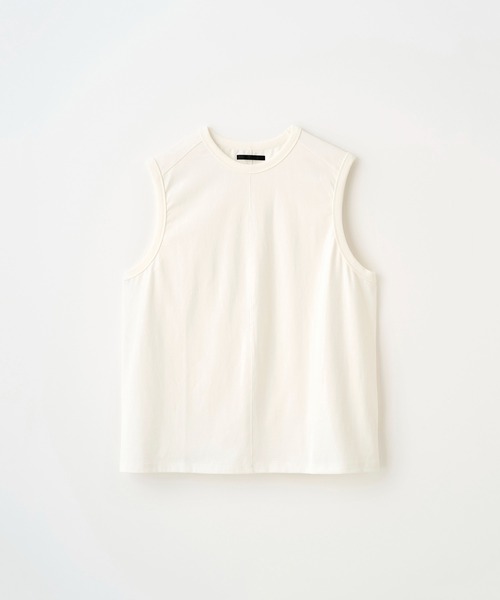 Juha（ユハ）の「SIGNATURE NO-SLEEVE（タンクトップ・メンズ・チャコールグレー/ブラック/ホワイト・3/4）」の12枚目の写真