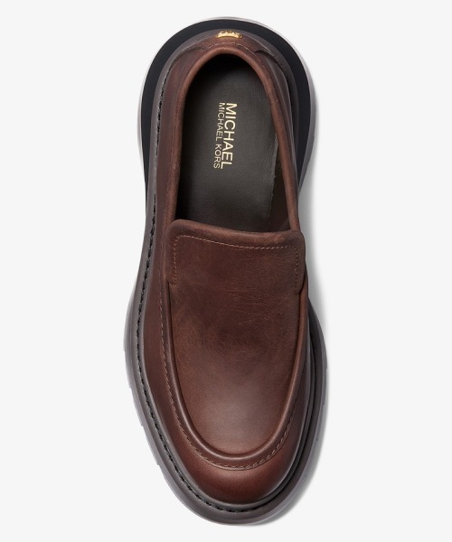 専用　MICHAEL KORS ユニセックス SHILOH レザー ローファー セール】ユニセックス SHILOH レザー ローファー（ローファー