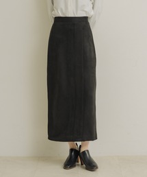 NEUNA（ヌナ）の「スエードライクラップスカート（スカート・レディース）」