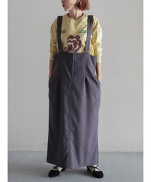 NOMBRE IMPAIR（ノンブルアンペール）の「ミックスツイード　サス付きスカート（スカート）」