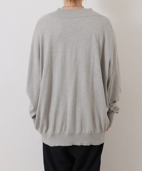 JOURNAL STANDARD LUXE(ジャーナルスタンダード ラックス)の「C/Caテンジク Vネックプルオーバー(ニット/セーター・レディース・グレー/ブラック・FREE)」の18枚目の写真