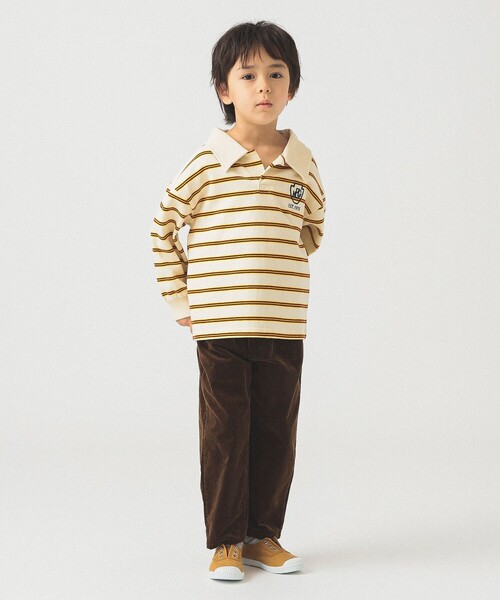 B:MING by BEAMS(ビーミングバイビームス)の「ラガーシャツ(Tシャツ/カットソー・キッズ・チャコールグレー/ホワイト系その他5・140/100/130/110/120)」の22枚目の写真