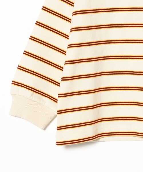 B:MING by BEAMS(ビーミングバイビームス)の「ラガーシャツ(Tシャツ/カットソー・キッズ・チャコールグレー/ホワイト系その他5・140/100/130/110/120)」の19枚目の写真