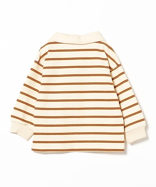 B:MING by BEAMS(ビーミングバイビームス)の「ラガーシャツ(Tシャツ/カットソー・キッズ・チャコールグレー/ホワイト系その他5・140/100/130/110/120)」の8枚目の写真