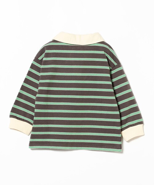 B:MING by BEAMS(ビーミングバイビームス)の「ラガーシャツ(Tシャツ/カットソー・キッズ・チャコールグレー/ホワイト系その他5・140/100/130/110/120)」の21枚目の写真