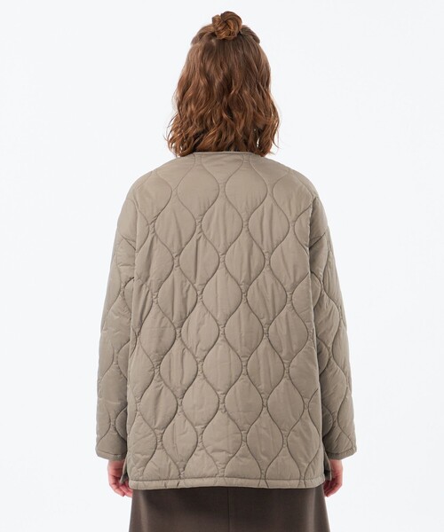 MACKINTOSH PHILOSOPHY(マッキントッシュ フィロソフィー)の「【WEB&一部店舗】リバーシブルキルティングコート(ノーカラーコート・レディース・ベージュ系その他4/ブラック・36/38)」の7枚目の写真