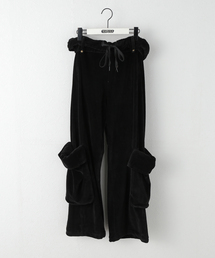 Open Yy ダークグレー カーゴパンツ ゴムウエスト Geek Office / ギークオフィス】OPEN YY Woven WASHED ROLLED