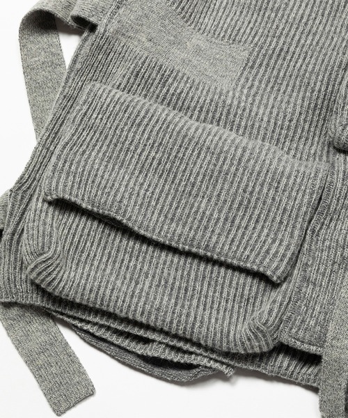 meanswhile(ミーンズワイル)の「Body Armor Knit Vest(ベスト・メンズ・ダークネイビー/チャコール/グレー・2(M)/1(S)/3(L))」の9枚目の写真