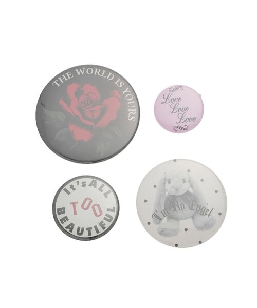 jouetie（ジュエティ）の「カンバッジセット（その他雑貨・レディース・レッド/ブルー・FREE）」の4枚目の写真