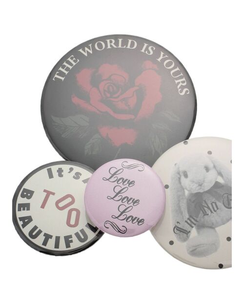 jouetie（ジュエティ）の「カンバッジセット（その他雑貨・レディース・レッド/ブルー・FREE）」の6枚目の写真