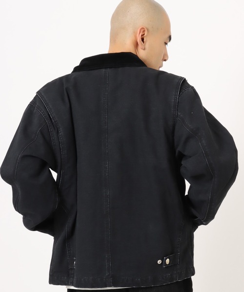 atmos（アトモス）の「atmos Heavy Duck Work Jacket / アトモス ヘビーダック ワーク ジャケット（カバーオール・メンズ・ベージュ/ブラック・M/L/XL）」の16枚目の写真