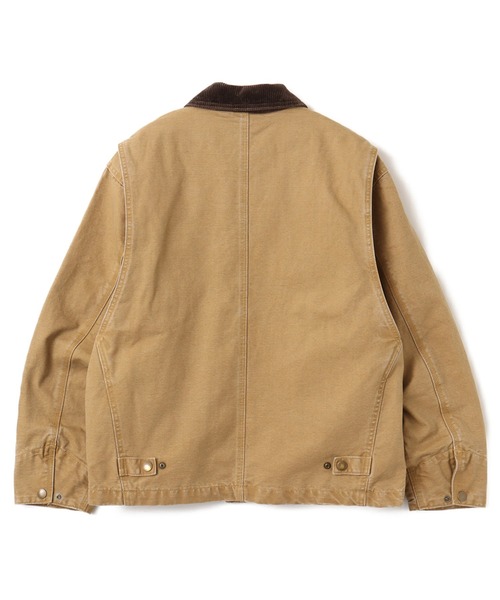 atmos（アトモス）の「atmos Heavy Duck Work Jacket / アトモス ヘビーダック ワーク ジャケット（カバーオール・メンズ・ベージュ/ブラック・M/L/XL）」の9枚目の写真