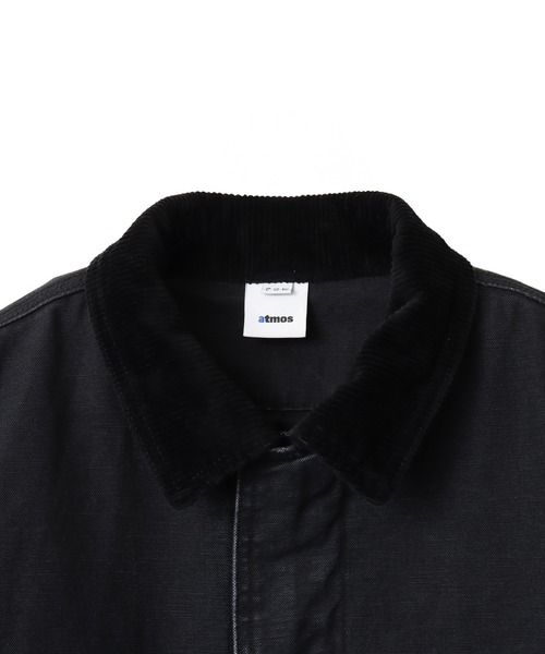 atmos（アトモス）の「atmos Heavy Duck Work Jacket / アトモス ヘビーダック ワーク ジャケット（カバーオール・メンズ・ベージュ/ブラック・M/L/XL）」の10枚目の写真
