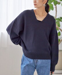 〈手洗い可能〉バルキーヤーン プルオーバー