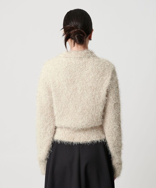 BEAUTY&YOUTH UNITED ARROWS（ビューティーアンドユースユナイテッドアローズ）の「ポリエステル シャギーカーディガン ウォッシャブル（カーディガン/ボレロ・レディース・ブラック/オフホワイト/コバルトブルー・FREE）」の16枚目の写真