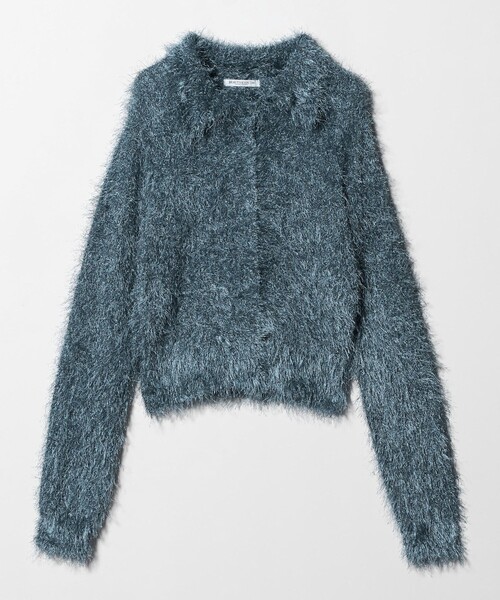 BEAUTY&YOUTH UNITED ARROWS（ビューティーアンドユースユナイテッドアローズ）の「ポリエステル シャギーカーディガン ウォッシャブル（カーディガン/ボレロ・レディース・ブラック/オフホワイト/コバルトブルー・FREE）」の17枚目の写真