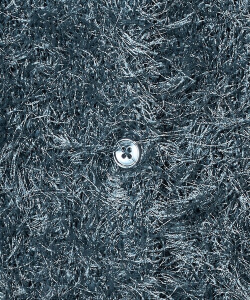 BEAUTY&YOUTH UNITED ARROWS（ビューティーアンドユースユナイテッドアローズ）の「ポリエステル シャギーカーディガン ウォッシャブル（カーディガン/ボレロ・レディース・ブラック/オフホワイト/コバルトブルー・FREE）」の21枚目の写真