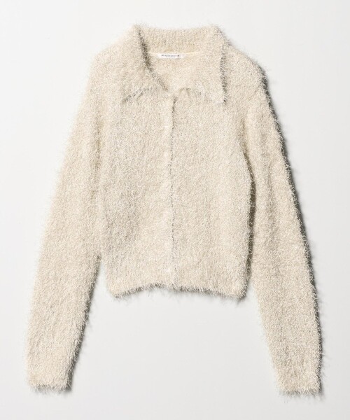 BEAUTY&YOUTH UNITED ARROWS（ビューティーアンドユースユナイテッドアローズ）の「ポリエステル シャギーカーディガン ウォッシャブル（カーディガン/ボレロ・レディース・ブラック/オフホワイト/コバルトブルー・FREE）」の22枚目の写真