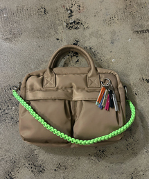 Cheek（チーク）の「【cheek / チーク】W pocket 3way boston / ダブルポケット 3WAYボストンバッグ (C25008)（ショルダーバッグ）」