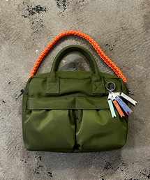 Cheek（チーク）の「【cheek / チーク】W pocket 3way boston / ダブルポケット 3WAYボストンバッグ (C25008)（ショルダーバッグ）」