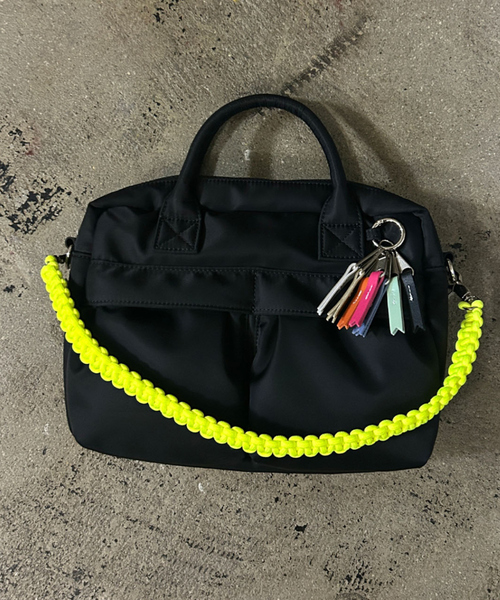 Cheek(チーク)の「【cheek / チーク】W pocket 3way boston / ダブルポケット 3WAYボストンバッグ (C25008)(ショルダーバッグ・メンズ・グレー/ブラック/ベージュ/カーキ・フリー)」の2枚目の写真