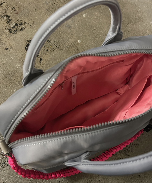 Cheek(チーク)の「【cheek / チーク】W pocket 3way boston / ダブルポケット 3WAYボストンバッグ (C25008)(ショルダーバッグ・メンズ・グレー/ブラック/ベージュ/カーキ・フリー)」の19枚目の写真