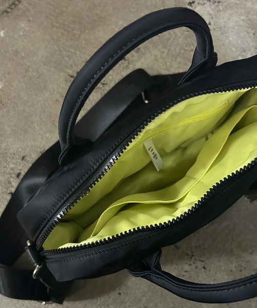 Cheek(チーク)の「【cheek / チーク】W pocket 3way boston / ダブルポケット 3WAYボストンバッグ (C25008)(ショルダーバッグ・メンズ・グレー/ブラック/ベージュ/カーキ・フリー)」の15枚目の写真